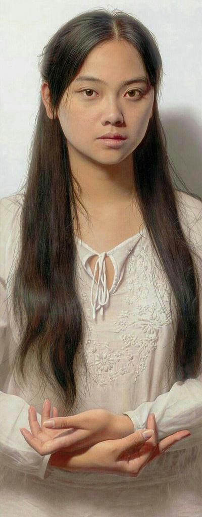 hypatia373's tweet photo. #art #OilPainting #FineArt #Hyperrealism by #LengJun https://t.co/EjwRuZeyY7