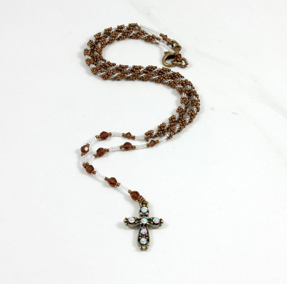Beadedtweets's tweet photo. ❧✾ #cross #necklace handmade only at beadfulstrings on #etsy. https://t.co/Hvk1hHo7OH https://t.co/JyYveDzb4J