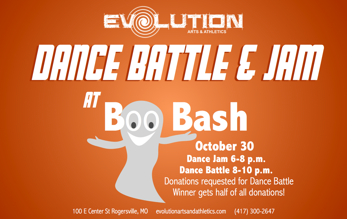 EvolutionAA's tweet photo. Stick around after Boo Bash tonight for Dance Battle &amp; Jam! Dance Jam starts at 6, Dance Battle starts at 8! https://t.co/obEOujYrcB