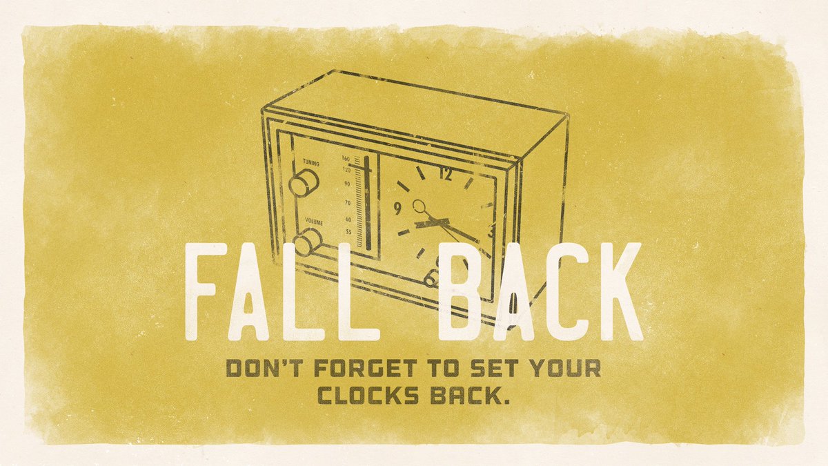 JudsonBaptist's tweet photo. Don't forget to fall back Saturday Night! https://t.co/xi5S7YmFgc