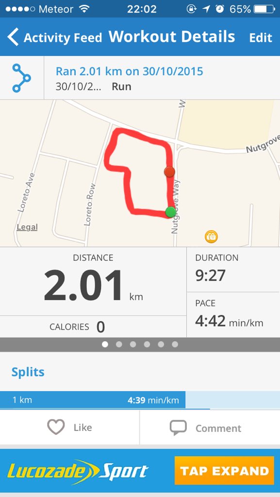 WhaatKatieDid's tweet photo. A little 2km on my break in @lifestylesports Nutgrove earlier 💪🏻 #RunInTheDark #TeamNutgrove #TeamLee #LSSrunclub https://t.co/vwtUfPARwQ