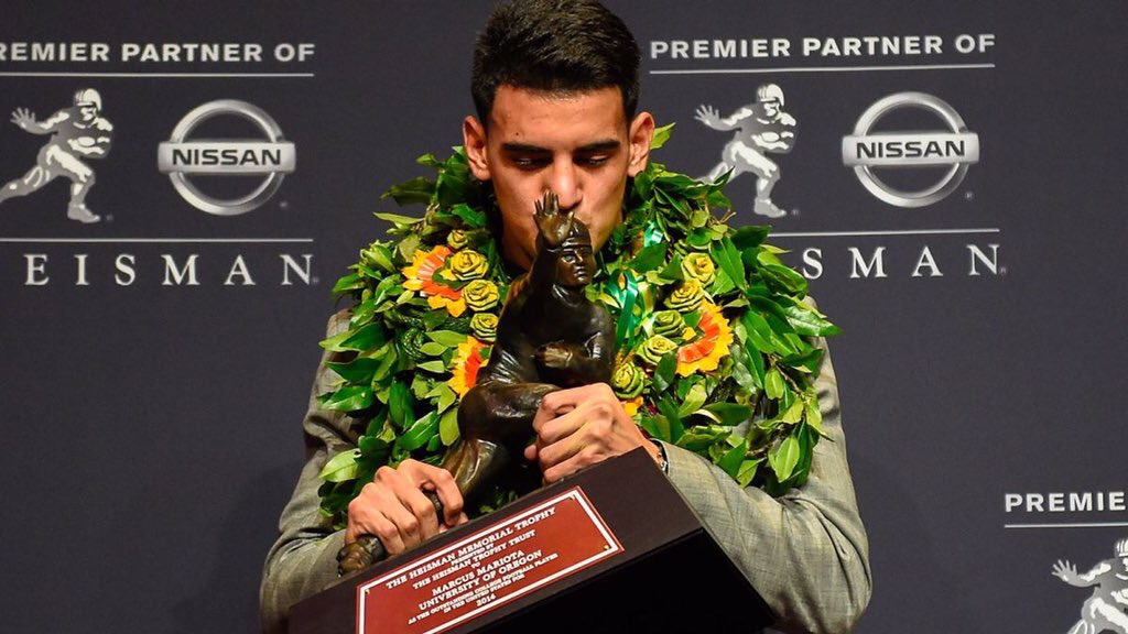Happy birthday Marcus Mariota  
-  cam 