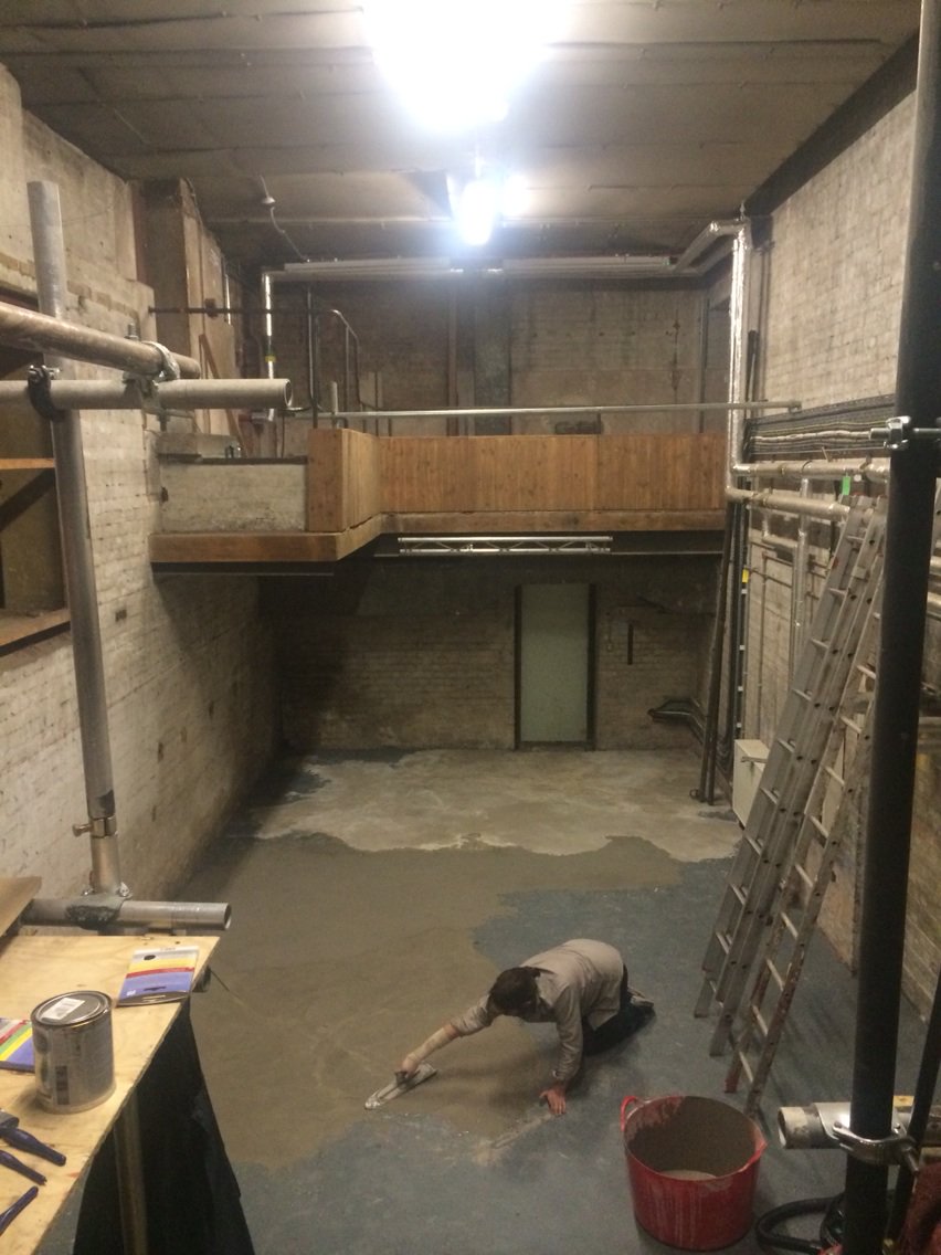 labcollective's tweet photo. It's coming together!! #theflypit #newhome https://t.co/7j7Vy9sIgy
