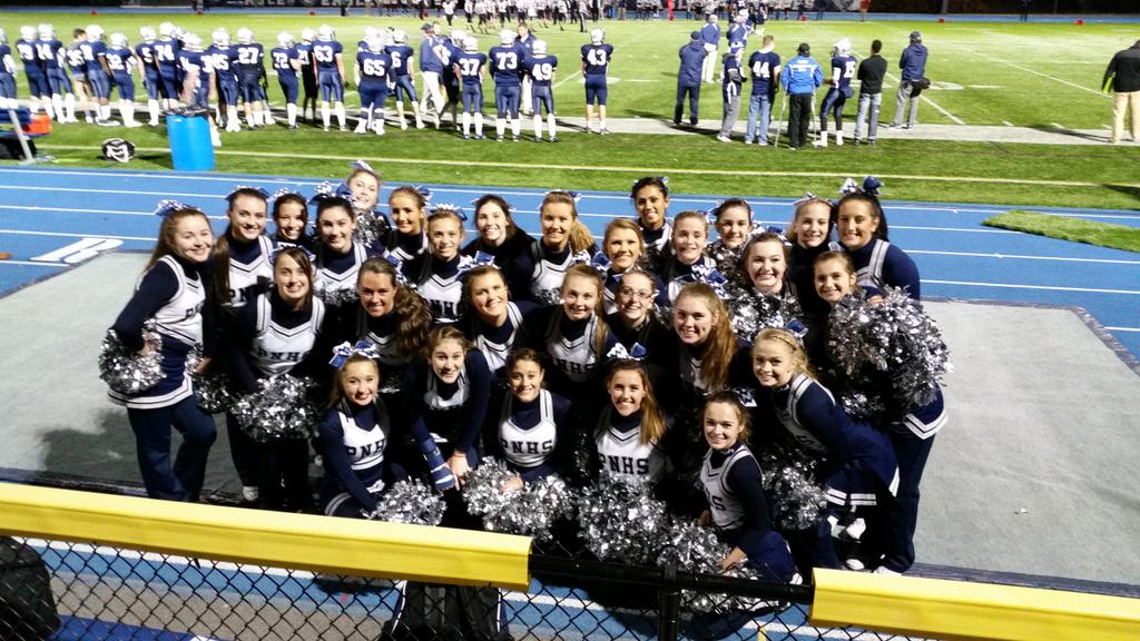 PlymouthNorthHS's tweet photo. Thanks Cheerleaders for your support https://t.co/qWkrtFWHkp