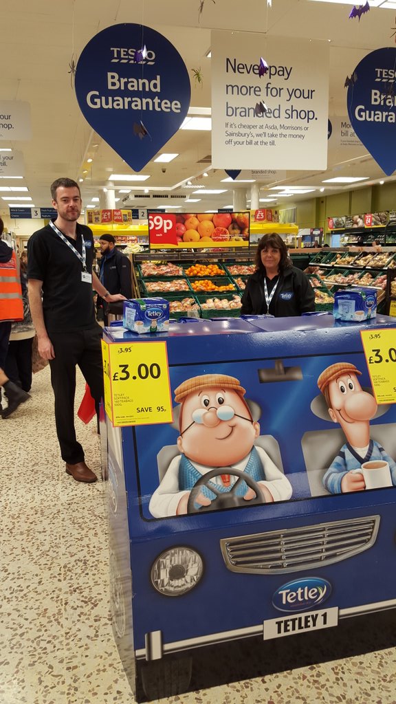 ditchy999's tweet photo. Fantastic week of giving our customers a try of our branded and finest products @TescoClitheroe https://t.co/9s6yWwjRzM