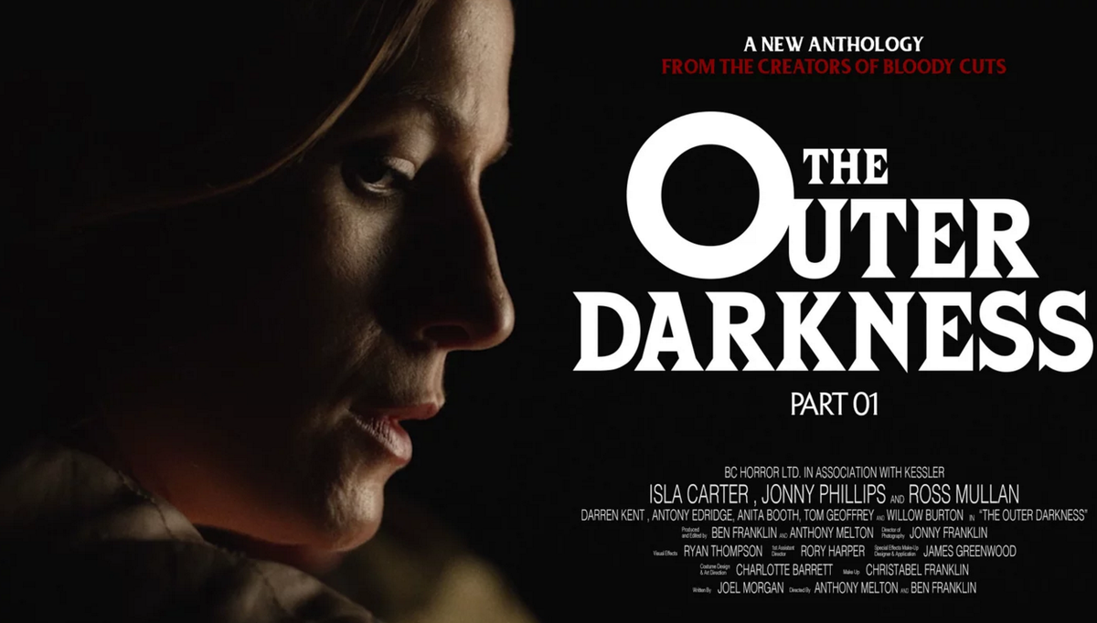 DanJamAllan's tweet photo. At #2, the super-slick first ep of The Outer Darkness (@faithindarkness). THAT FACE! https://t.co/33iXrGAXf2 #Horror https://t.co/hiSaOMLg1K