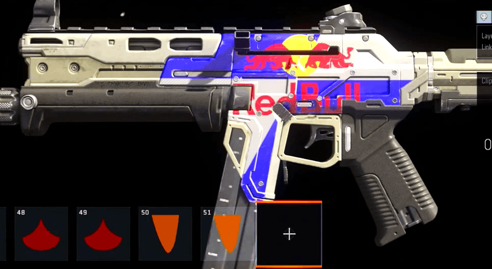 BO3Paint's tweet photo. Red Bull Kuda painted by QuickJap on Youtube. https://t.co/caCvjkRKrI