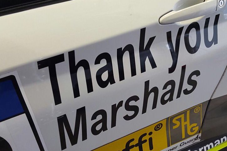 Thank You Marshals 😃 @BMWMotorsport @vln_de @DunlopMSport