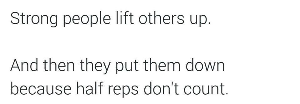 WElGHTROOM's tweet photo. Half Reps Don't Count 💯 https://t.co/WLAOEQljJm