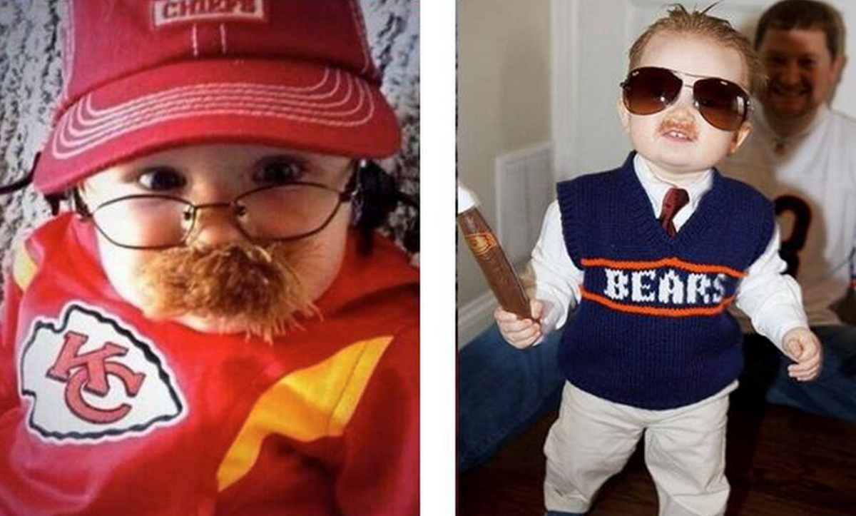 Throwing it back to 2 of the best NFLthemed costumes you'll ever see