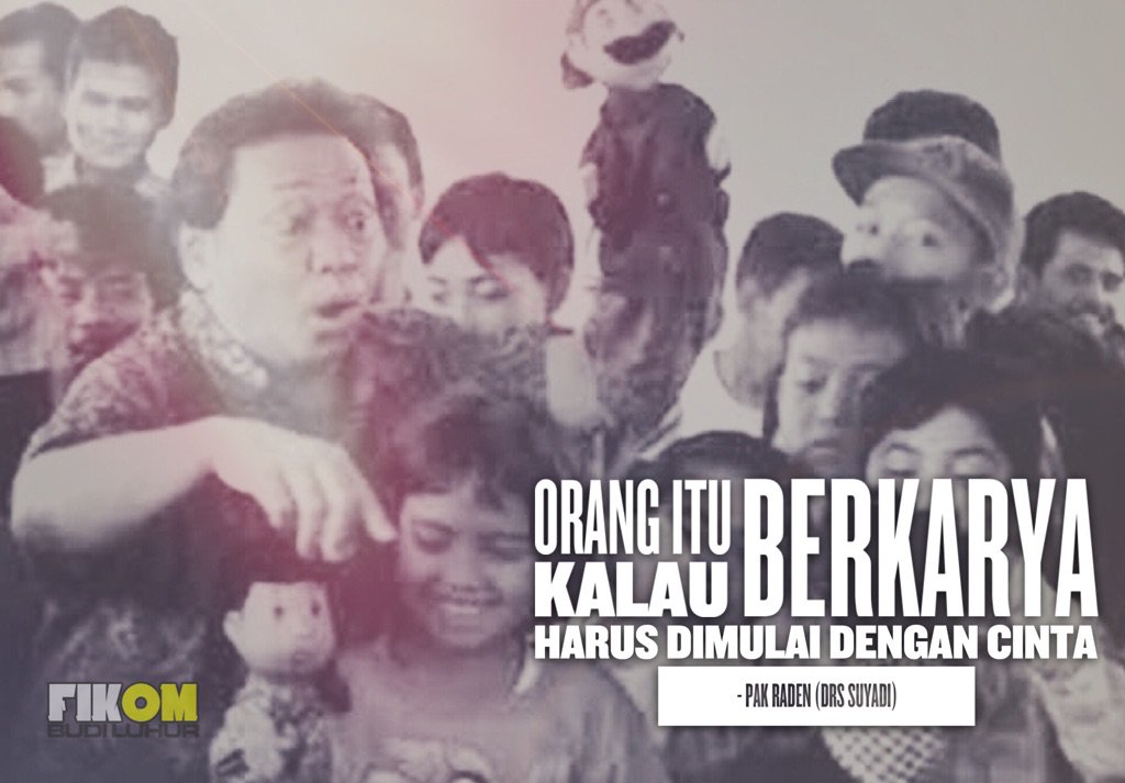 Selamat jalan #PakRaden terima kasih utk karya &amp; perjuanganmu yg luar biasa, selalu #siapkreatif berkarya dgn cinta.