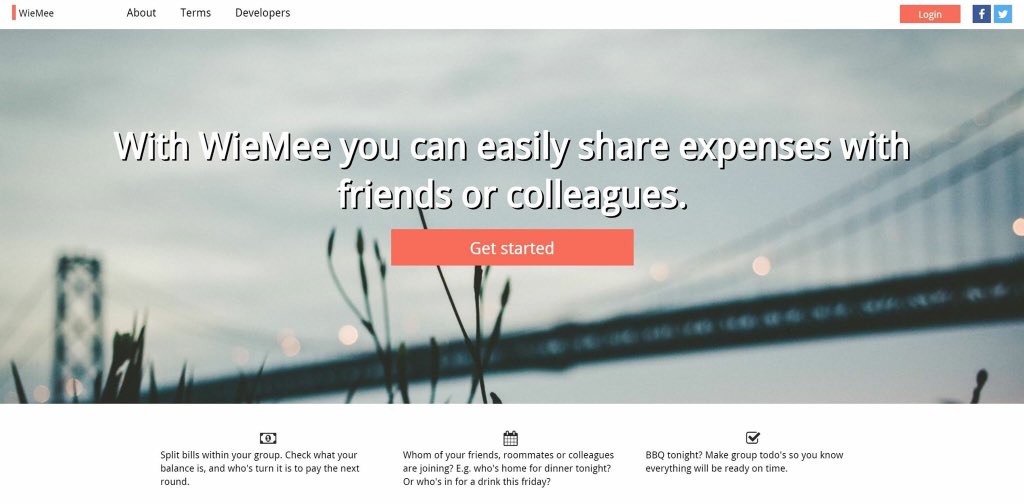 New #homepage! Check it out:WieMee.com and share those expenses 💸