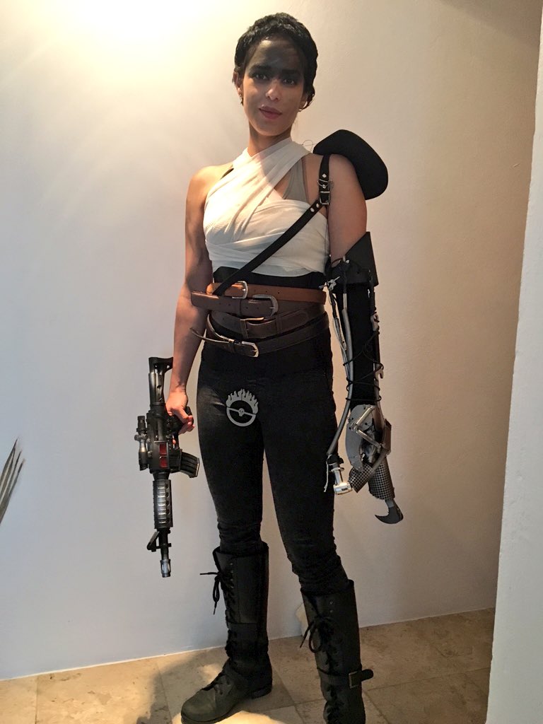 💚 Ana Marin on X: Mi disfraz de este año. Imperator Furiosa de Mad Max  #halloween2015  / X