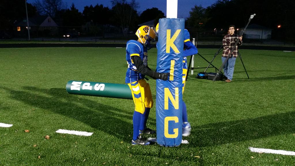 Gearing up for Level 2 #wisfb at Custer Stadium in Milwaukee between Marquette and Rufus King on @TWCSportsWI