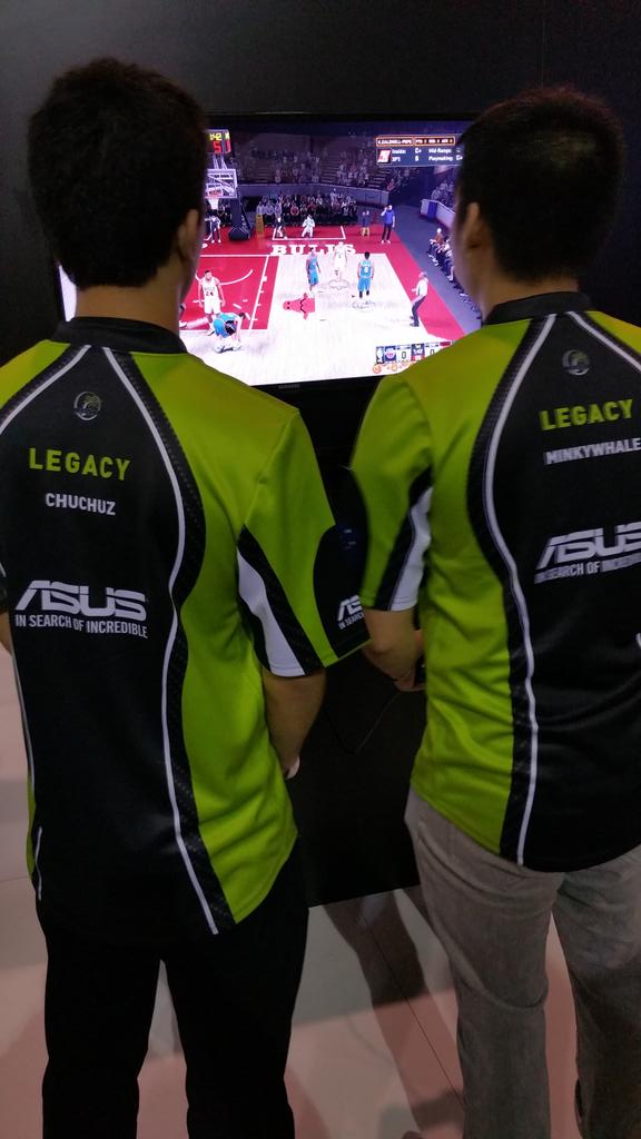 ASUSAU's tweet photo. @ChuChuZs & @MinkywhaleLoL smashing NBA2K16! Come find us #LegacyTakeOver #LegacyLegion #PAXAus2015 https://t.co/G3HKdkug36