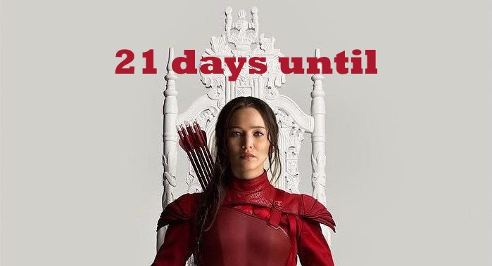 HangingTree44's tweet image. 21 days until Mockingjay part 2 youtu.be/8dW7amsGo0Q  ♥♥♥ #mockingjaypart2 #thehungergames #HungerGames #Katniss