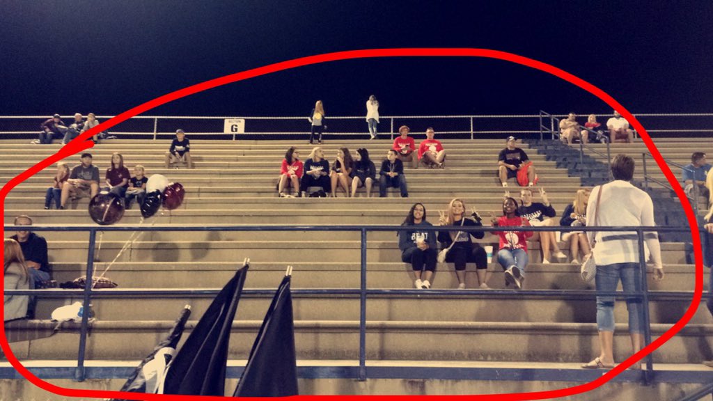 NavHighSS's tweet photo. Student section sit here https://t.co/m4LkMZrl1M