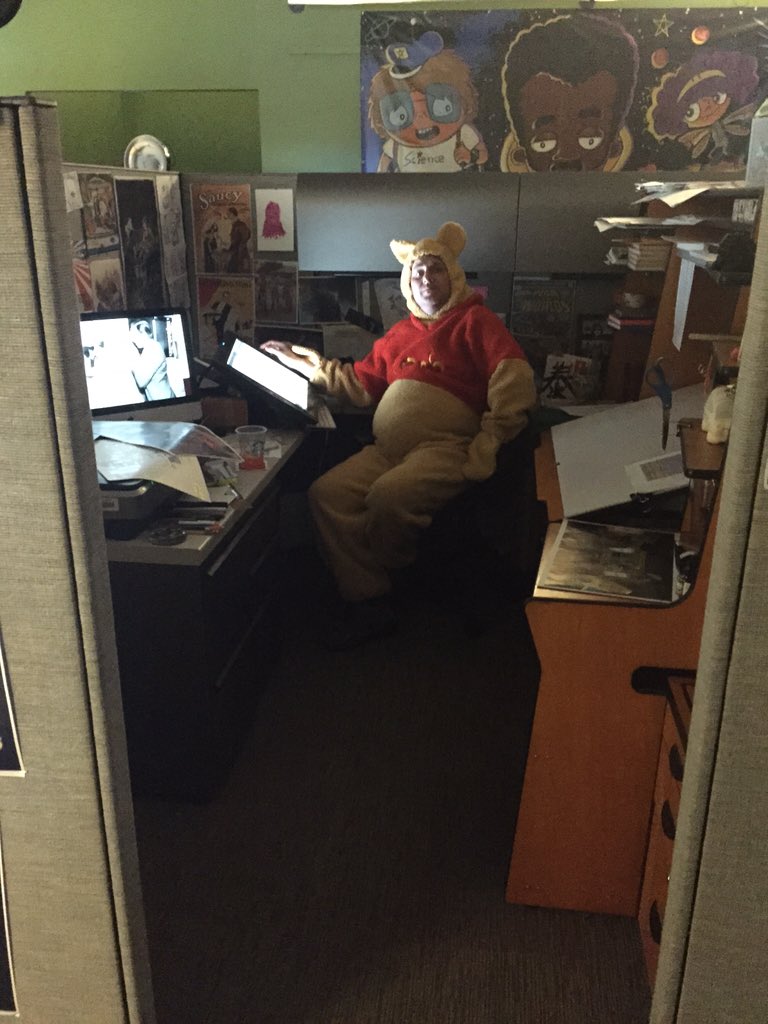 _AlexHirsch's tweet photo. The Disney offices during Halloween are basically The Shining https://t.co/eImWmdYUQ6