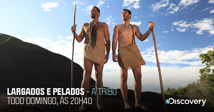 discoveryBR's tweet photo. Sobreviver 40 dias na selva sem água e sem comida não é nada fácil. Imagina sem roupa... #LargadosATribo https://t.co/65HZKZWqQC