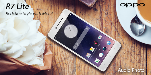 OPPOIndia's tweet photo. With R7 Lite’s #Audiophoto mode, experience a new way to share your feelings.
#R7Lite #RedefineStyleWithMetal https://t.co/c8XnRHX9iu
