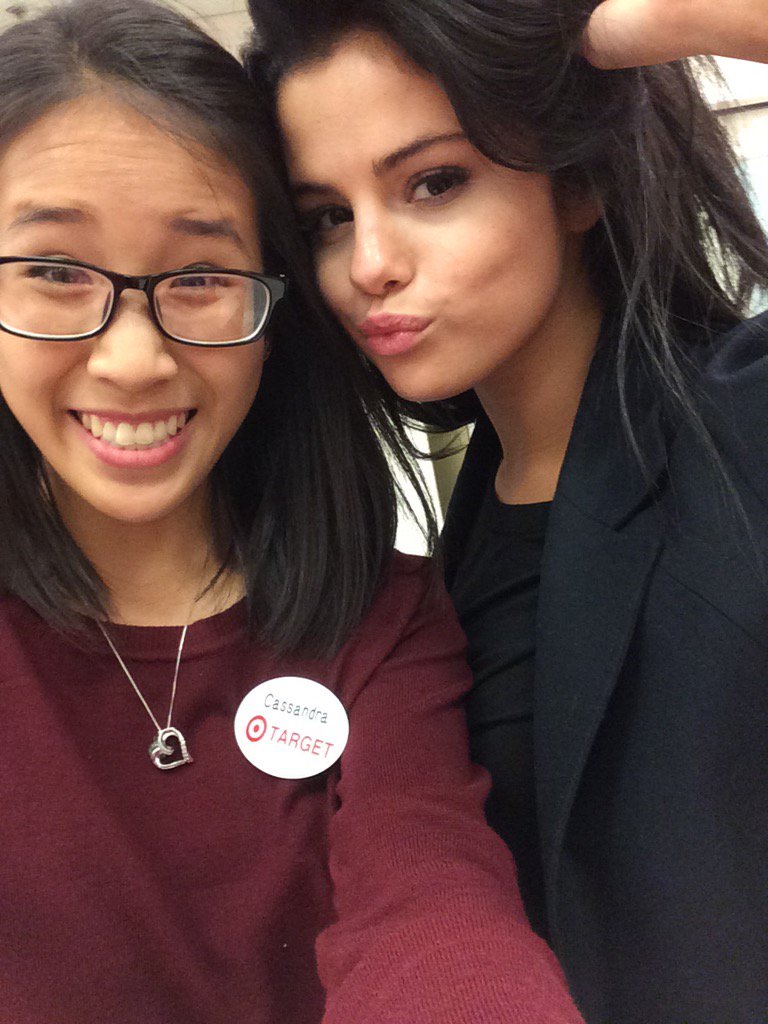 Look who stopped by our Target store in Grand Prairie TX tonight. Thanks for shopping with us <a href="/selenagomez/">Selena Gomez</a>