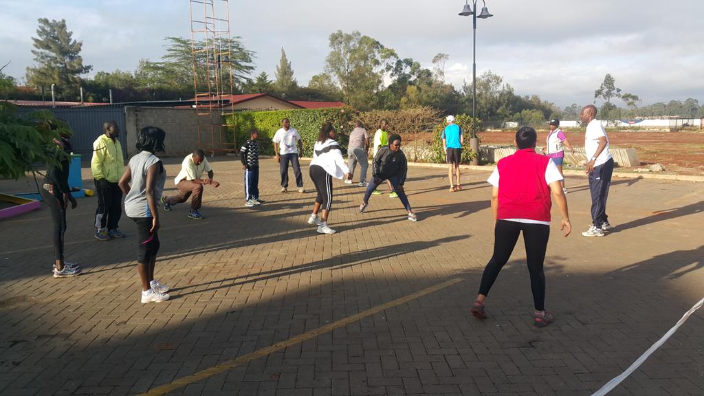 LornahSports's tweet photo. What a great start of the weekend ! Running with Team Lornah in Nairobi this morning #FeelAfricanRunning https://t.co/QrPoSEuaLo