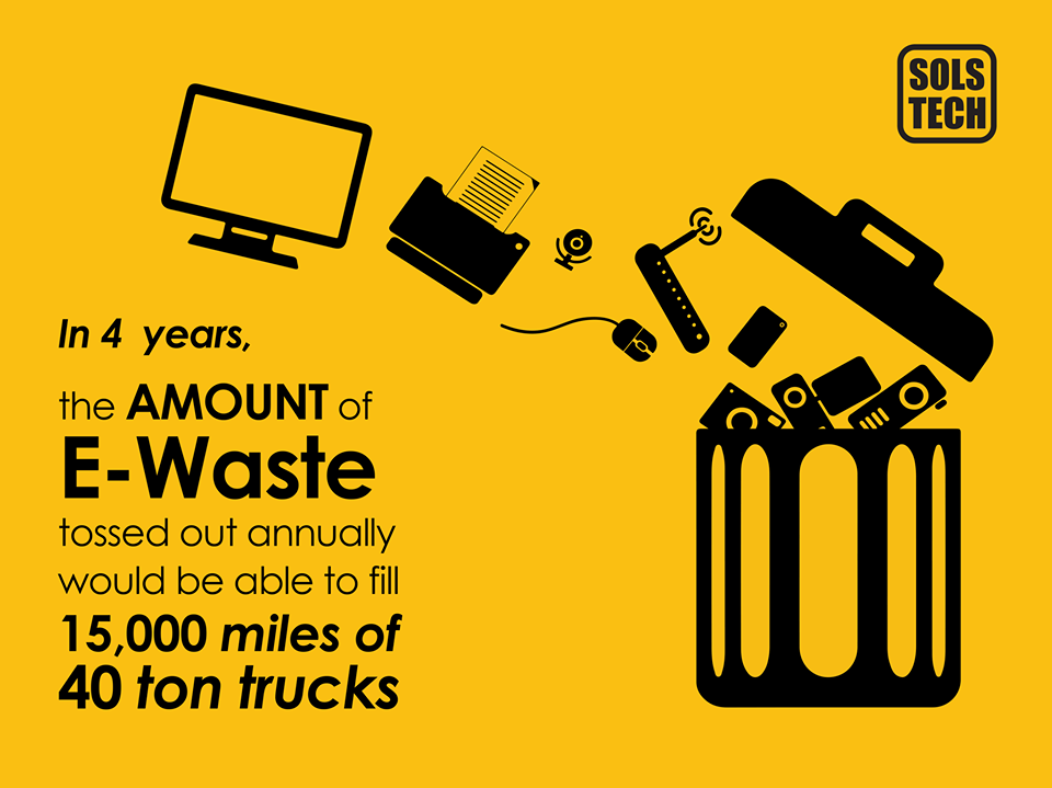 SOLSTech's tweet photo. Why #waste when you can #save? 
Donate your old computers to us now! 
#SOLSTech #funfacts https://t.co/kXF83mmHtQ