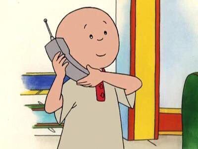 itsthingsinlife's tweet photo. I used to Caillou on my cell phone https://t.co/A68kyzHimc