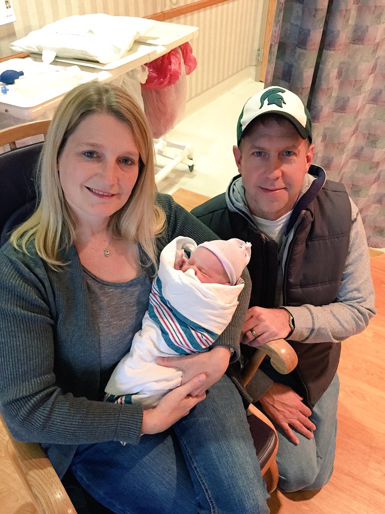 hjnelson23's tweet photo. Picture of us holding our first grandchild Macy Ann Kandal @lmnelson32 https://t.co/9oMajE8fwT