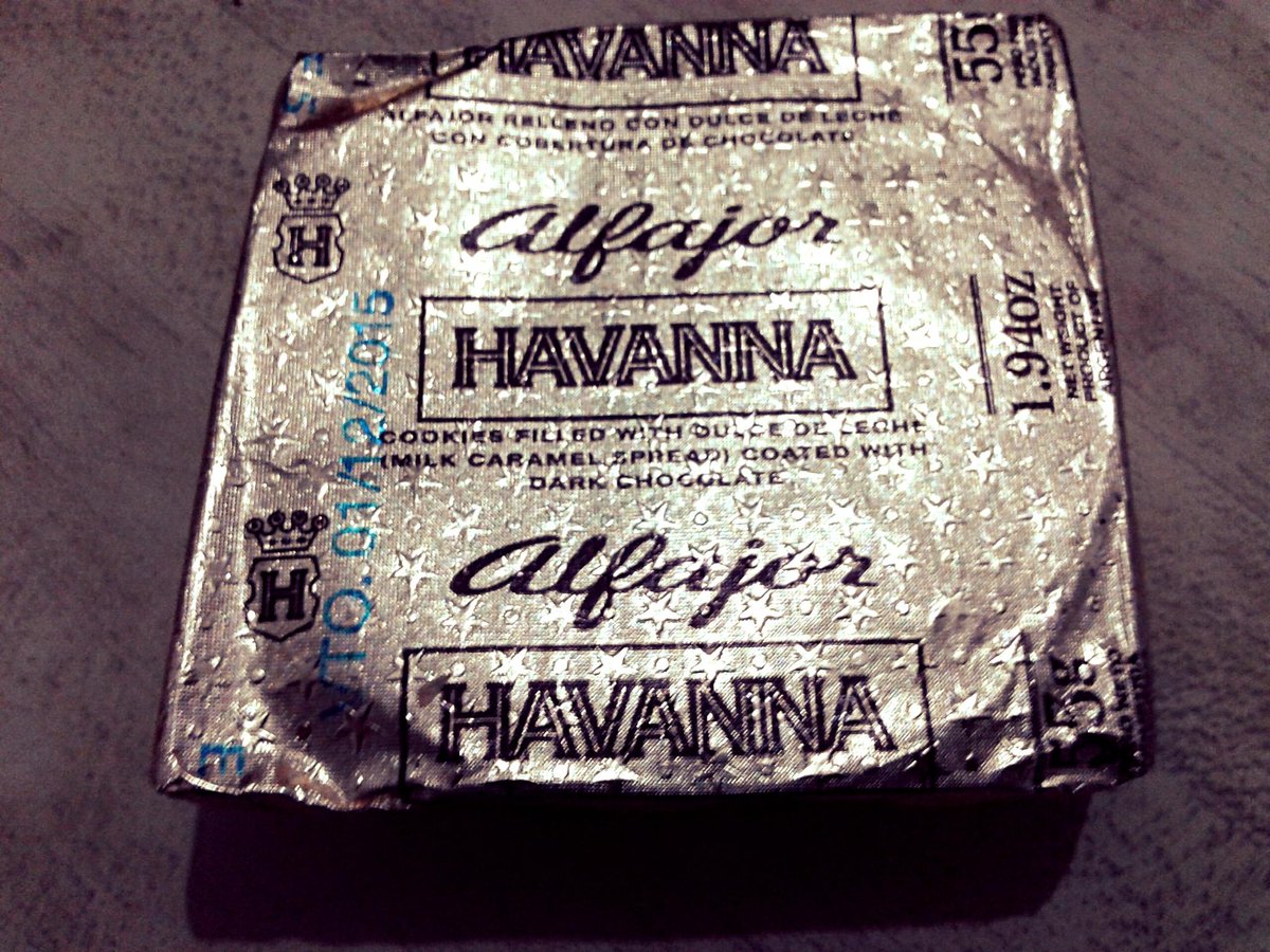 EstebanNBA04's tweet photo. #Postreee #ALFAJOR #HAVANNA!!!!! :) :D https://t.co/7p0skABqub