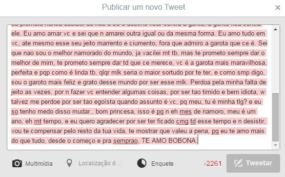SWRIALKILLER's tweet image. ce sabe que qnd me empolgo da nisso hahah entao amor, feliz um ano, eu te amo 👫❤ @haikaixs