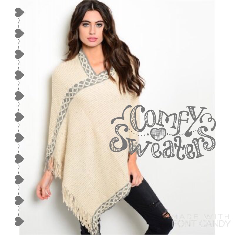 shopblackframe's tweet photo. Ponchos = comfy fall!! Tan fringe poncho $26! Shop in store or online at https://t.co/TkwBZ6lyt8 https://t.co/XnsTnRrfnQ