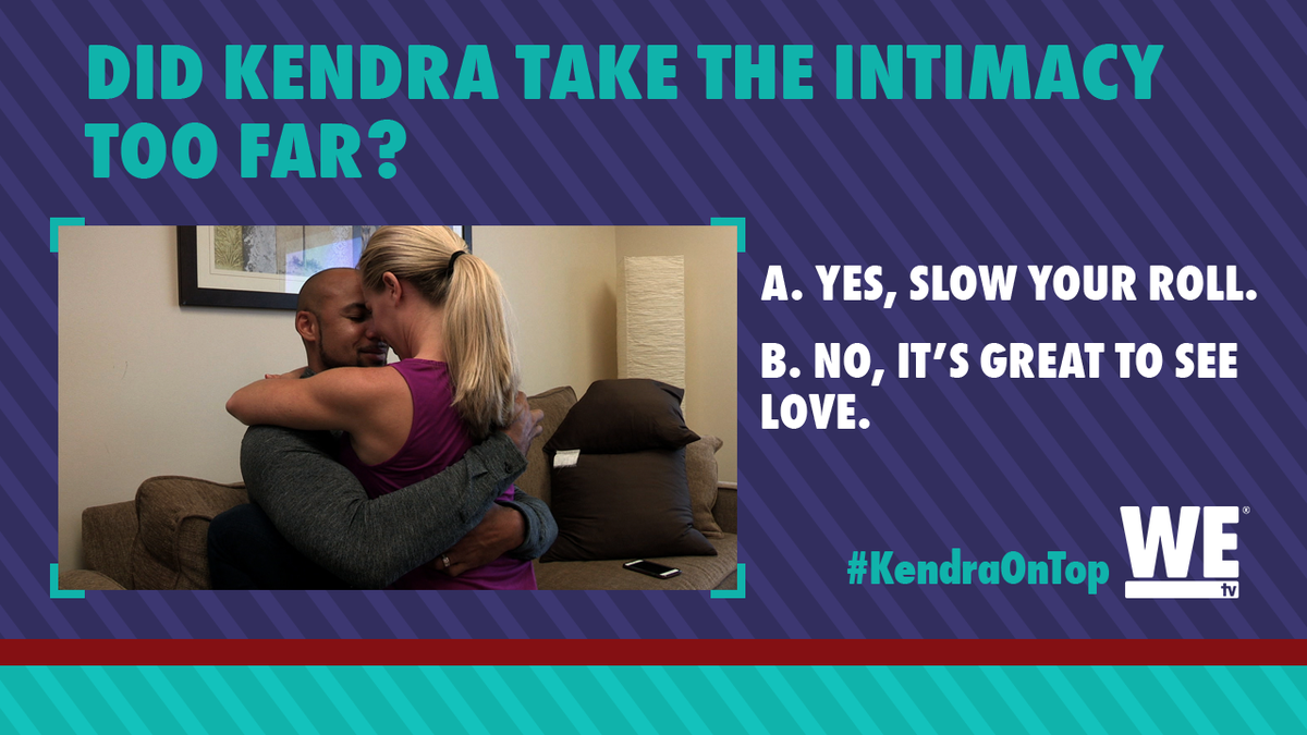WEtv's tweet photo. Tell us what you think. WE can't wait to find out. #KendraOnTop https://t.co/4riKDuOQuN