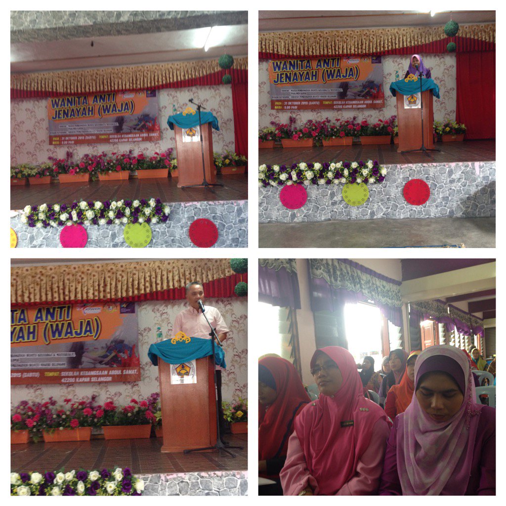 ikierin's tweet photo. Program wanita anti jenayah mpwk kapar. Syabas mpwk kapar. Topik: "Gejala dadah". @NKasnon @nohomar @JPWSelangor https://t.co/9LPNh9Baee