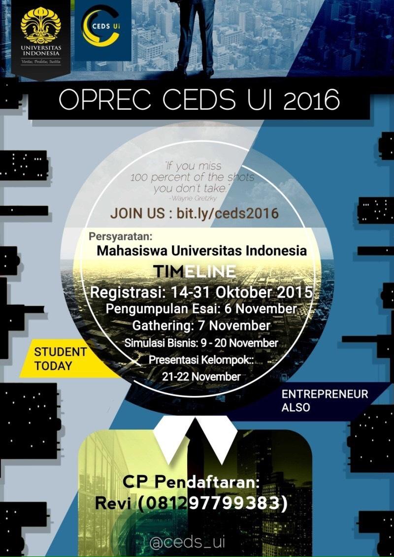 CEDS Univ.Indonesia tweet media