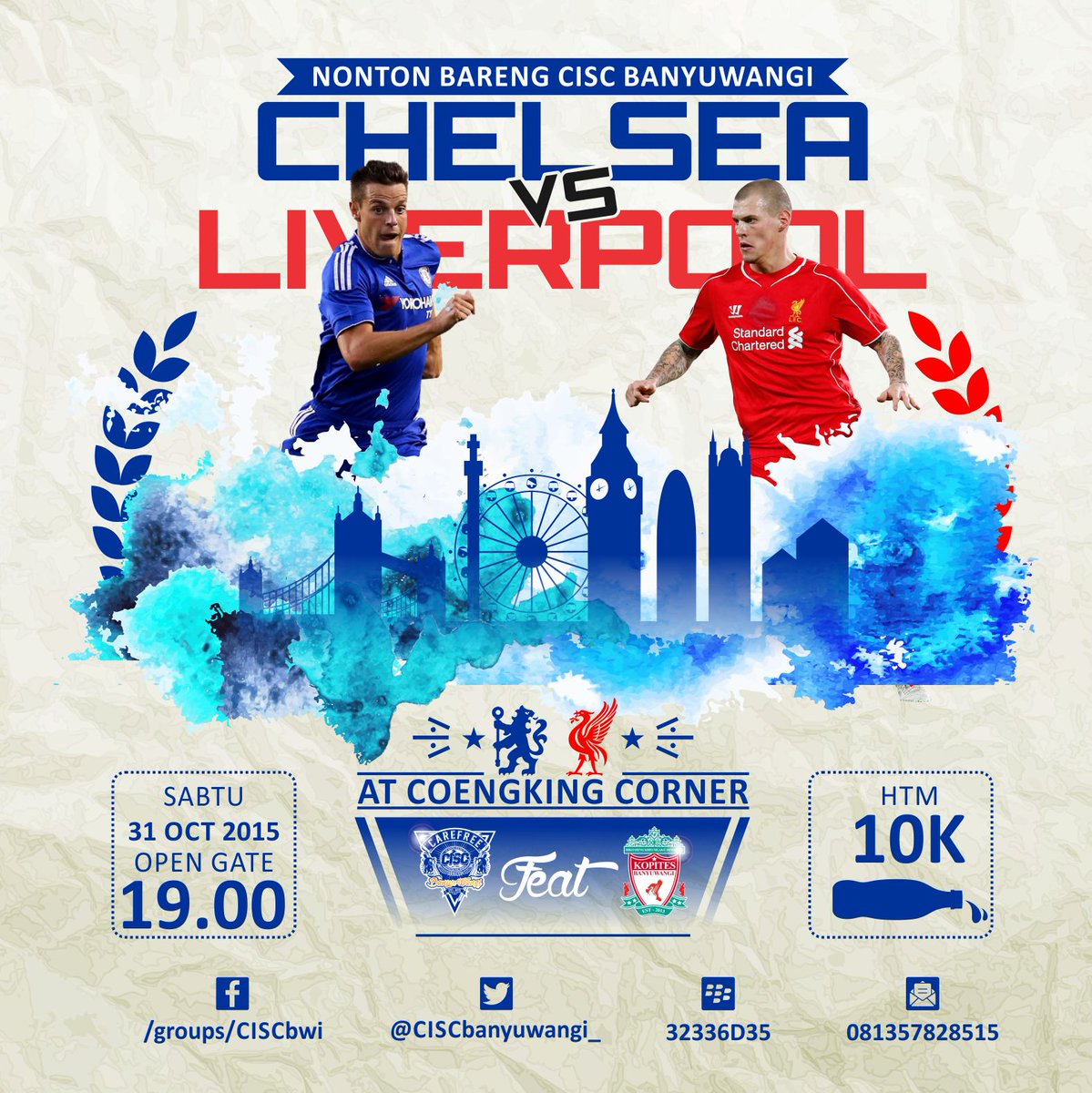 CISCbanyuwangi_'s tweet photo. Nonbar BIGMatch
Tonight!
Chelsea vs Liverpool
#CISCbanyuwangi_ w/ #KOPS_BWI
19.00 WIB
Ramaikan!
cc @banyuwangi_kab https://t.co/Nsd2h1QLWm