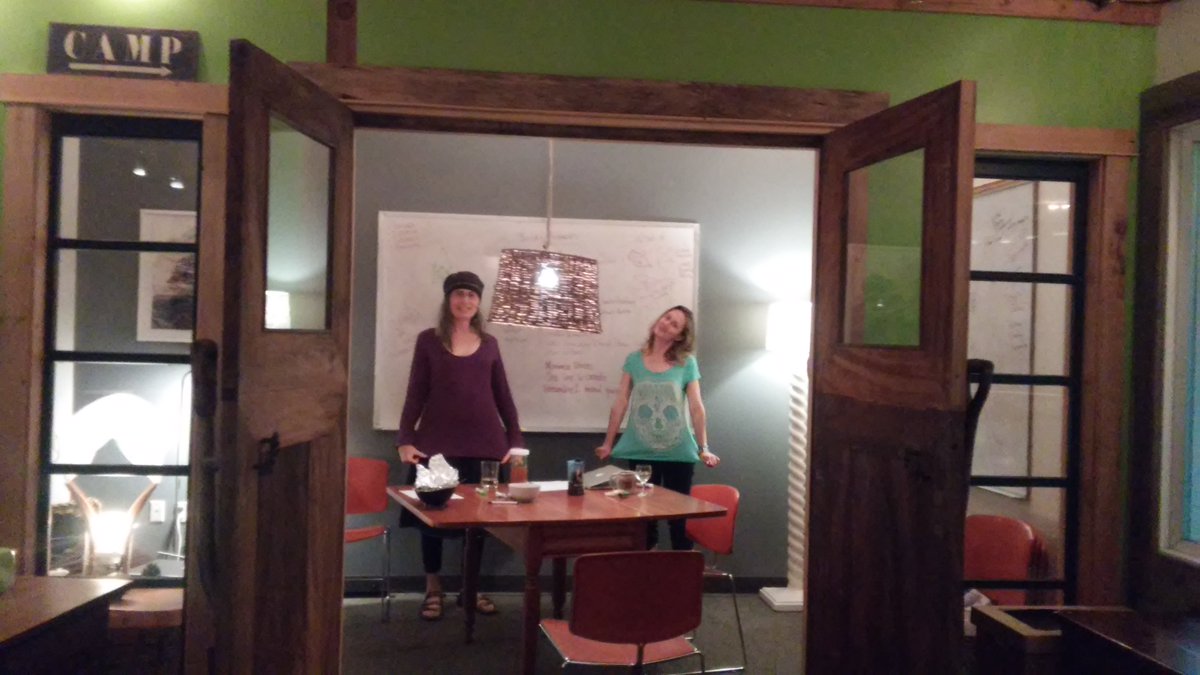 StefKoehler's tweet photo. Portland OR USA is jammin' in the camp @HatchLabPDX ! How might we change the world in 48hrs #GSusJam @Lets_CoCreate https://t.co/pQz5ShFbld