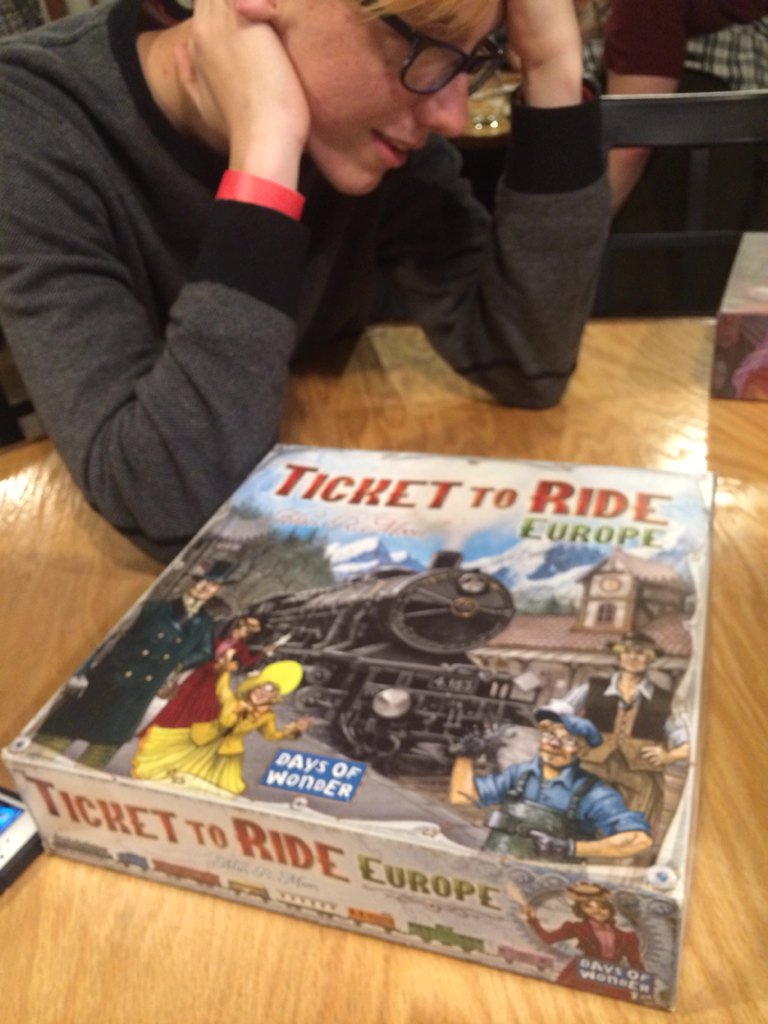 jtmensinger's tweet photo. We have a ticket to ride! #beetles https://t.co/tq6uXNhIQC