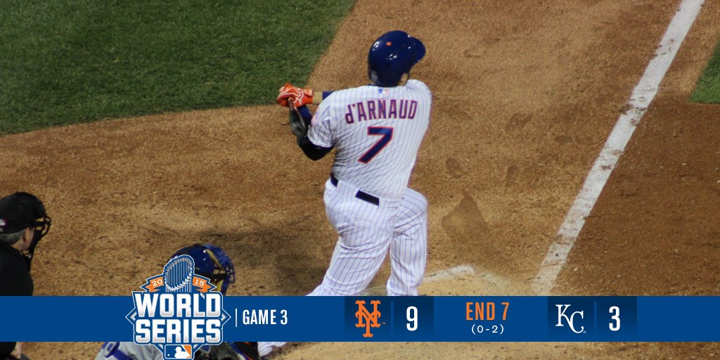 Mets's tweet photo. On to the 8th. #Mets #LGM https://t.co/H01d04JR44