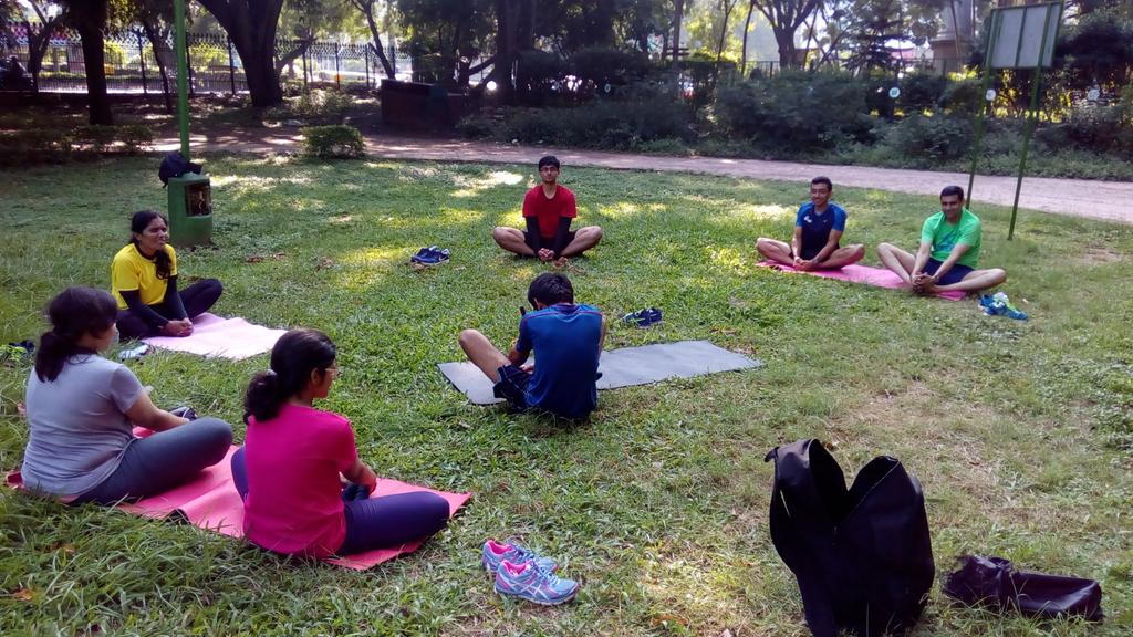 shuveshek's tweet photo. Protons in cubbon.. U guys were superb..  #protonsrunning https://t.co/yW2qDCfo3k
