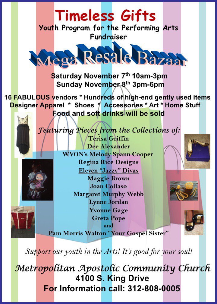 prclssone's tweet photo. Support our students in the arts!  Great deals on designer garments! https://t.co/k1GlZQVY2V