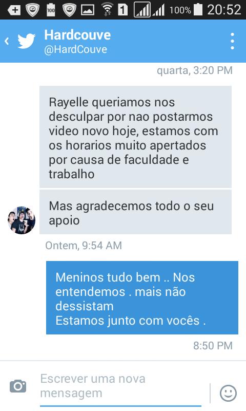 fa_hardcouve's tweet photo. " (- então glr .. Esta ai o pedido de desculpas . 
Mas vamos continuar firmes o canal não para 😘😘😘 https://t.co/5jawlHkm1Q
