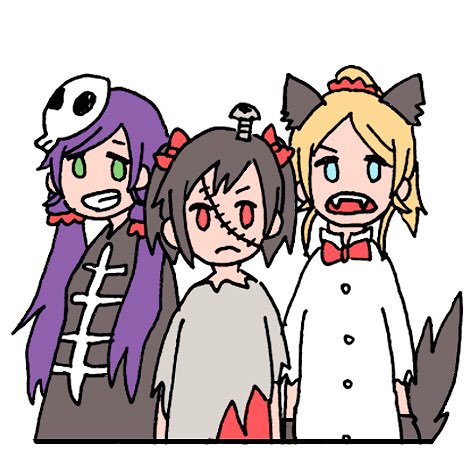 星空凛 ,西木野真姫 「はっぴーはろうぃん 」|たもつのイラスト