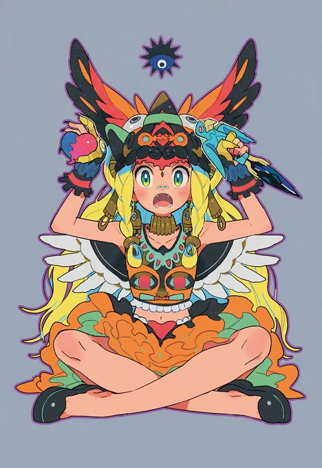 ikenie or kawahagi !
2年前?のハロウィンの絵 