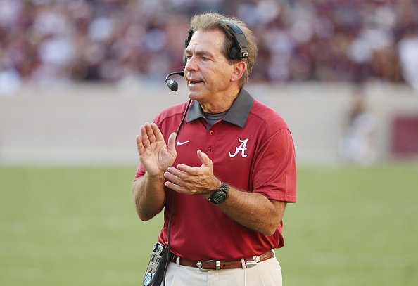 Happy 64th birthday, Nick Saban!  (Photo by Scott Halleran/Getty Images) 
