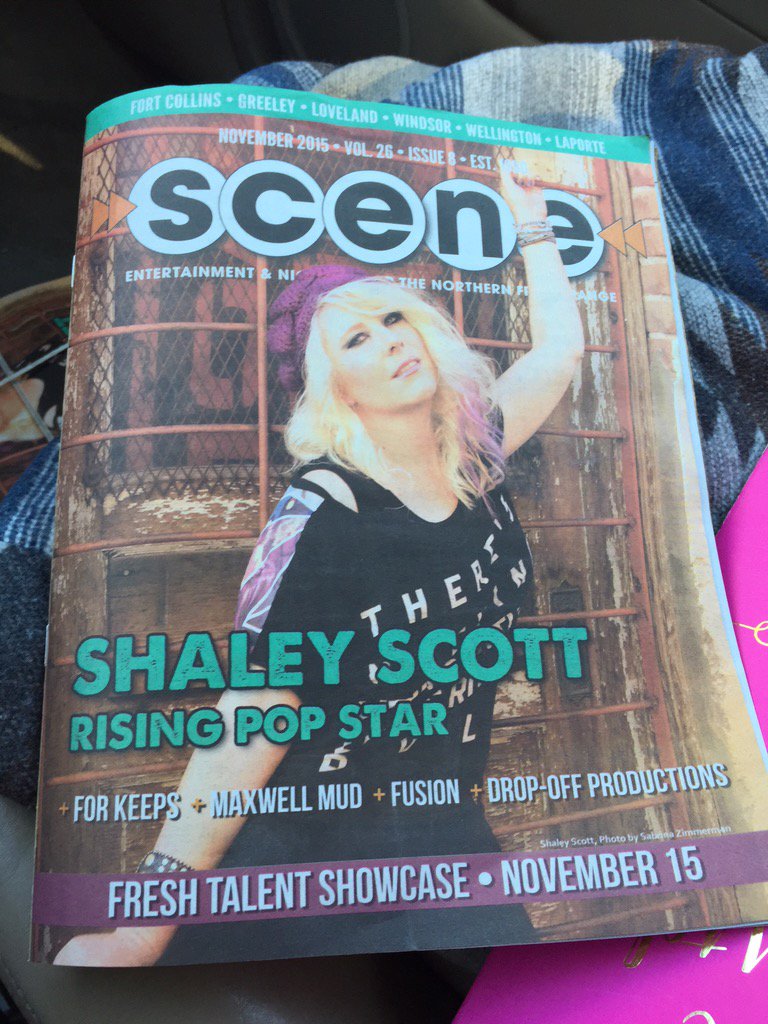 yellowbrightinc's tweet photo. .@talesfromshales on the cover of @thescenenoco #November issue #music #pop #Colorado https://t.co/JMj0KWRxAW