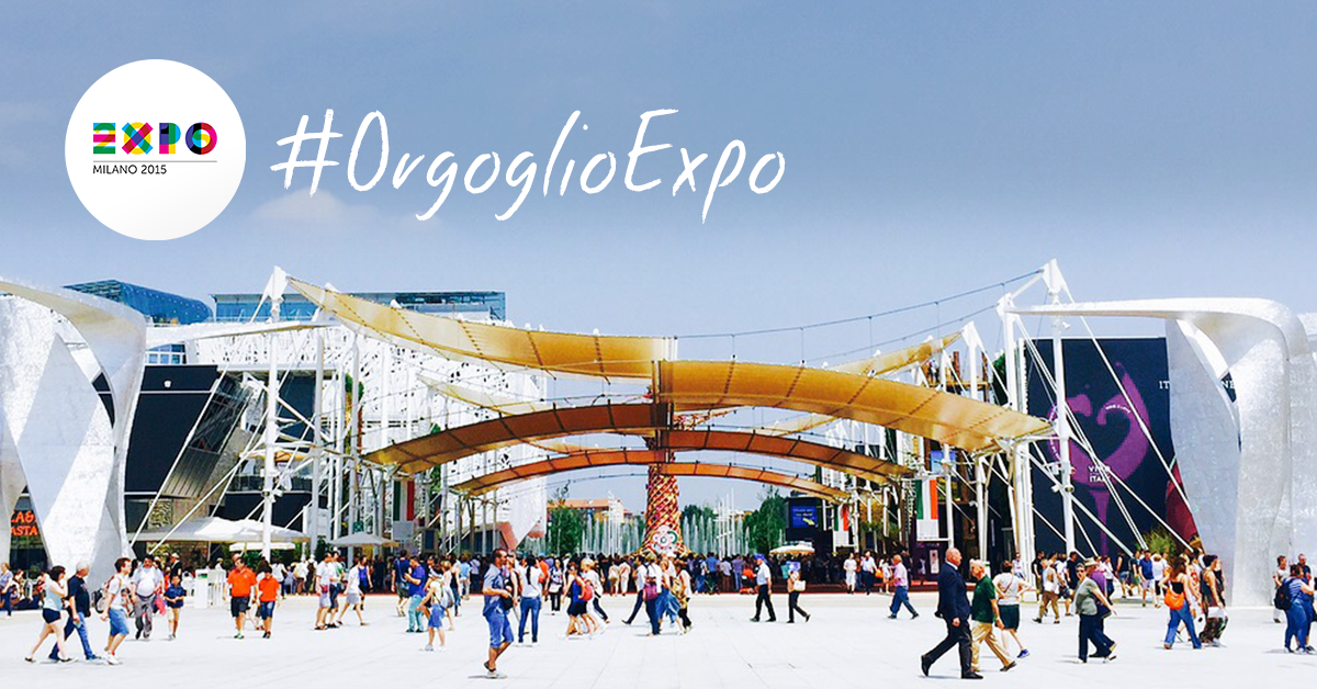 Thanks to all those who made it possible. See you on the Decumano for our last day! #OrgoglioExpo