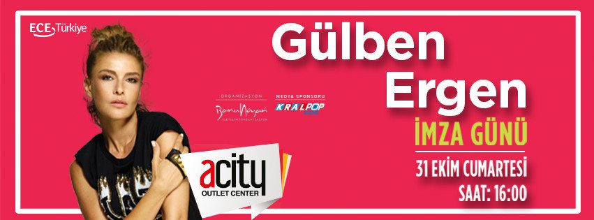 etkinankara's tweet photo. Gülben Ergen imza günü ACity Outlet Avm'de bugün saat 16:00'da! #gulbenergen #acityavm  https://t.co/uIjVH0XTGD https://t.co/fmsmbSE0Ih