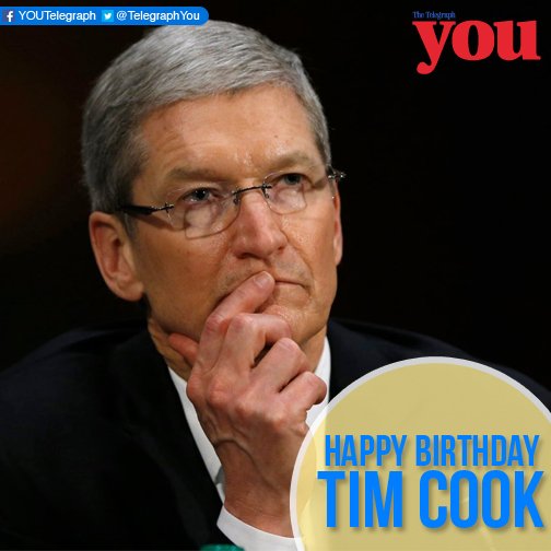 Happy Birthday to the Chief executive officer of Apple Inc. 