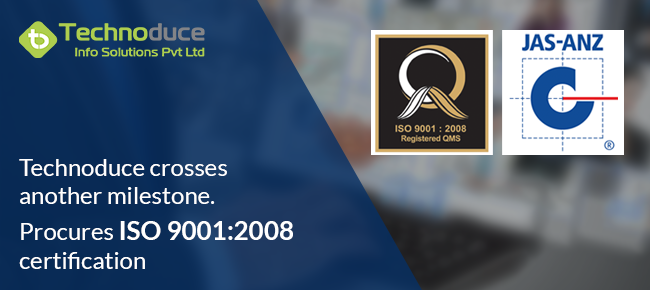 Technoduce's tweet photo. #TECHNODUCE CROSSES ANOTHER MILESTONE – #ISO 9001:2008 CERTIFICATION
https://t.co/m8qito5G3f https://t.co/2WxLqySKSY